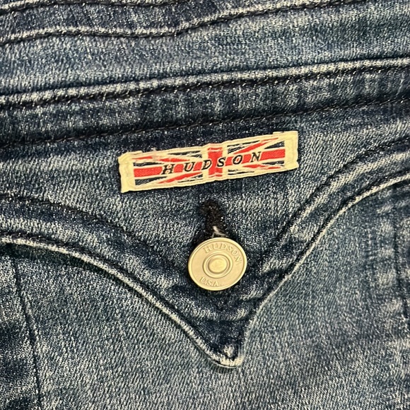 Y2K Hudson Jeans size 29 Malibu Cap Cuffed - Picture 3 of 5